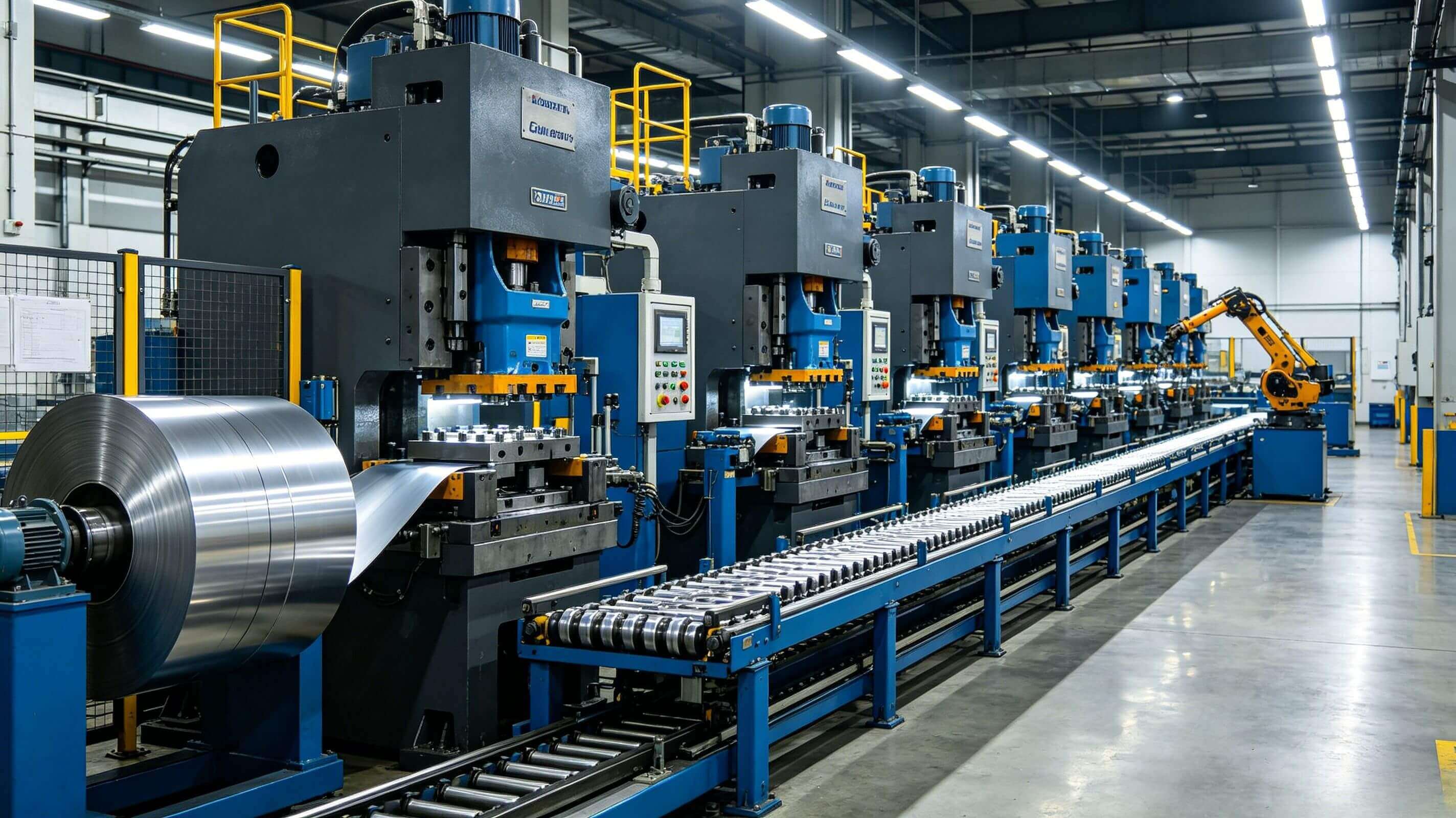 Automotive-High-Speed-Stamping-Production-Line-Automatic-Coil-Feeding Automotive-High-Speed-Stamping-Production-Line-Automatic-Coil-Feeding
