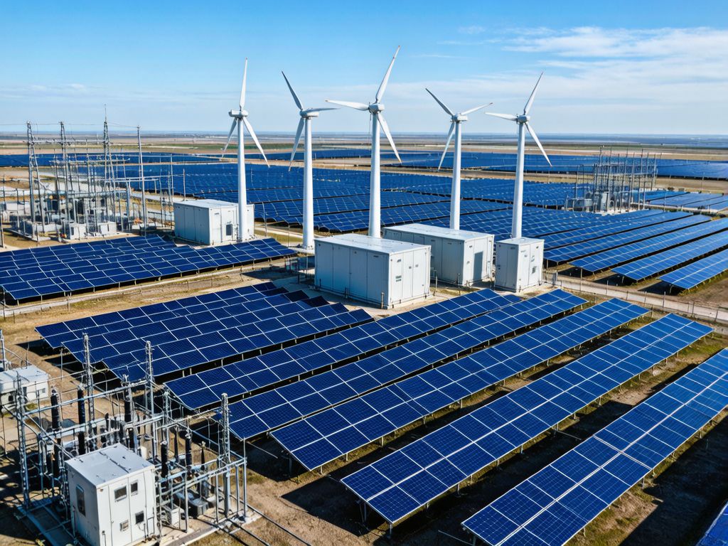 solar-farm-aerial-view-wind-turbines-battery-storage